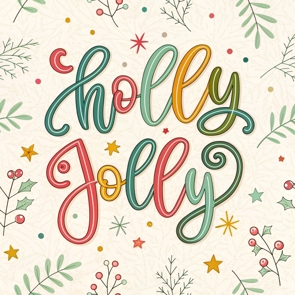 Dear Santa Pattern 7 Fleece Fabric