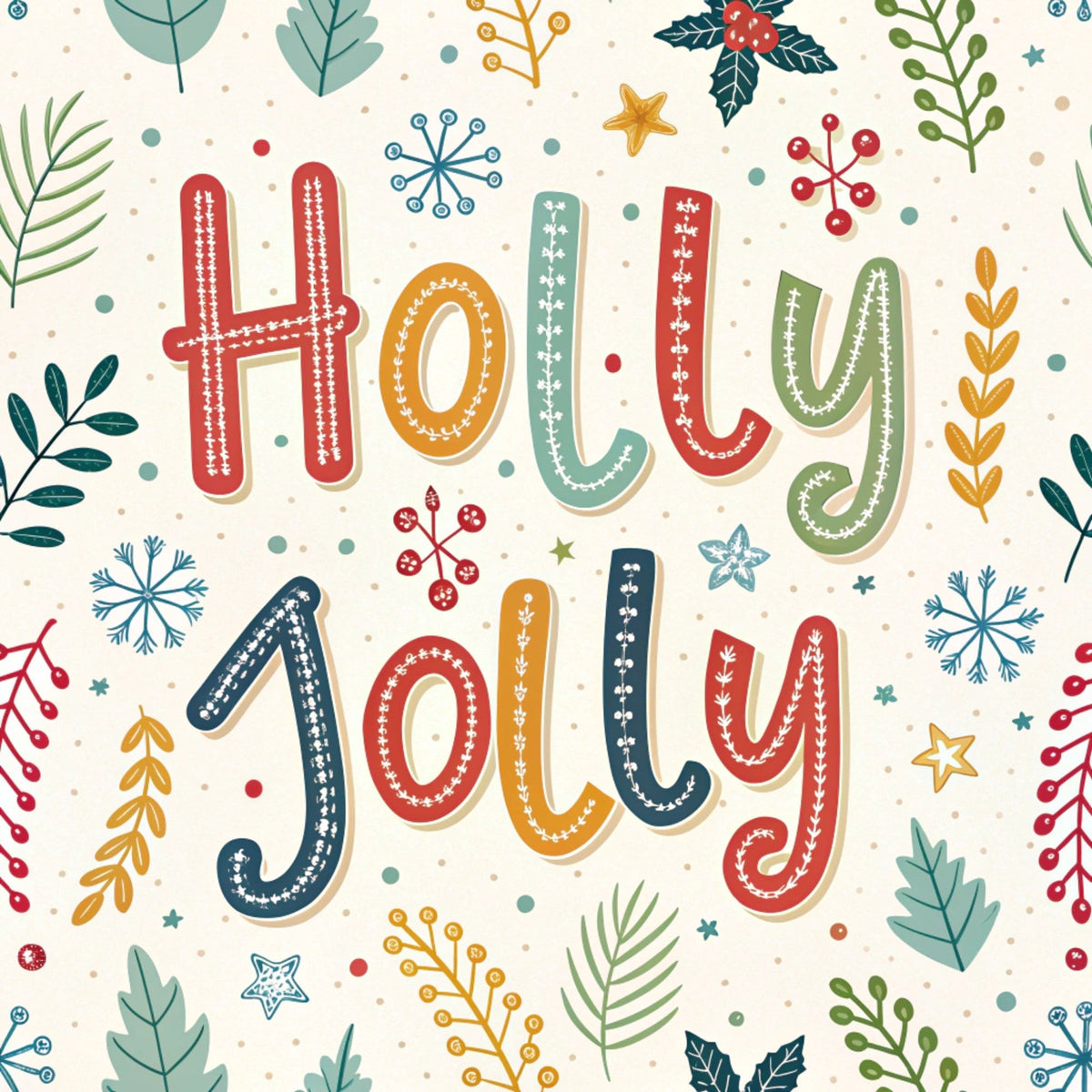Dear Santa Pattern 8 Fleece Fabric