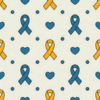 Ribbons of Hope Pattern 27 Fleece Fabric