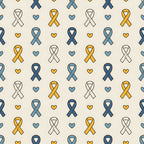 Ribbons of Hope Pattern 7 Fleece Fabric