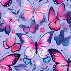 Twilight Flutter Pattern 8 Fleece Fabric
