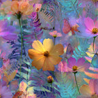 Opal Garden Pattern 12 Fleece Fabric