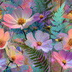 Opal Garden Pattern 2 Fleece Fabric
