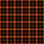 fall orange, black, plaid pattern, tartan, checkered, buffalo check, geometric design,, fabric panel, autumn colors, seasonal pattern, burnt orange, crosshatch lines, grid pattern, rustic style, harvest theme, cozy mood, textile design