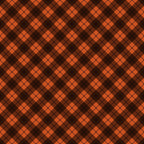 orange, brown, rust, plaid pattern, argyle, diagonal stripes, geometric design, fall colors, autumn theme,, fabric panel, checkered, crosshatch lines, warm tones, seasonal fabric, diamond shapes, repetitive pattern, crafting material, textile design