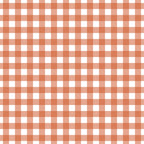 orange, white, plaid, gingham, checkered pattern, fall colors, autumn,, fabric panel, geometric design, rustic orange, peach tones, woven look, crafting material, seasonal fabric, warm tones, country style, checker squares