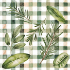 Rosemary Wreaths Pattern 10 Fleece Fabric