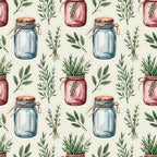 Rosemary Wreaths Pattern 18 Fleece Fabric