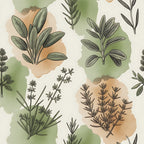 Rosemary Wreaths Pattern 24 Fleece Fabric
