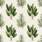 Rosemary Wreaths Pattern 28 Fleece Fabric