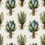 Rosemary Wreaths Pattern 32 Fleece Fabric
