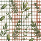 Rosemary Wreaths Pattern 9 Fleece Fabric