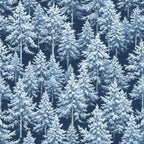 Snowy Pines Pattern 10 Fleece Fabric
