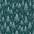 Snowy Pines Pattern 5 Fleece Fabric