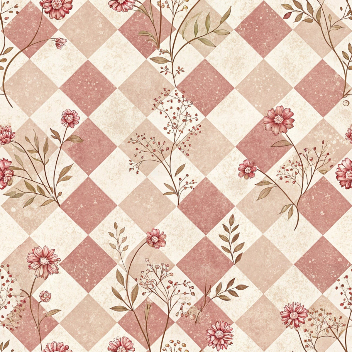 Vintage Ballpark Pattern 11 Fleece Fabric