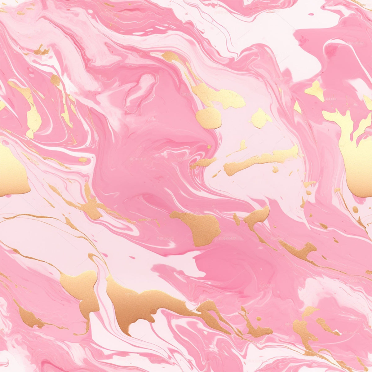 Gilded Rose Quartz Pattern 2 Fleece Fabric