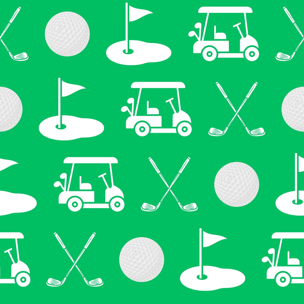 Tee Time Pattern 10 Fleece Fabric