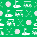 Tee Time Pattern 10 Fleece Fabric