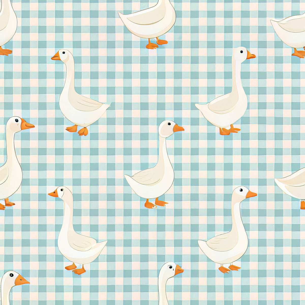 Gosling Plaid Pattern 1 Fleece Fabric