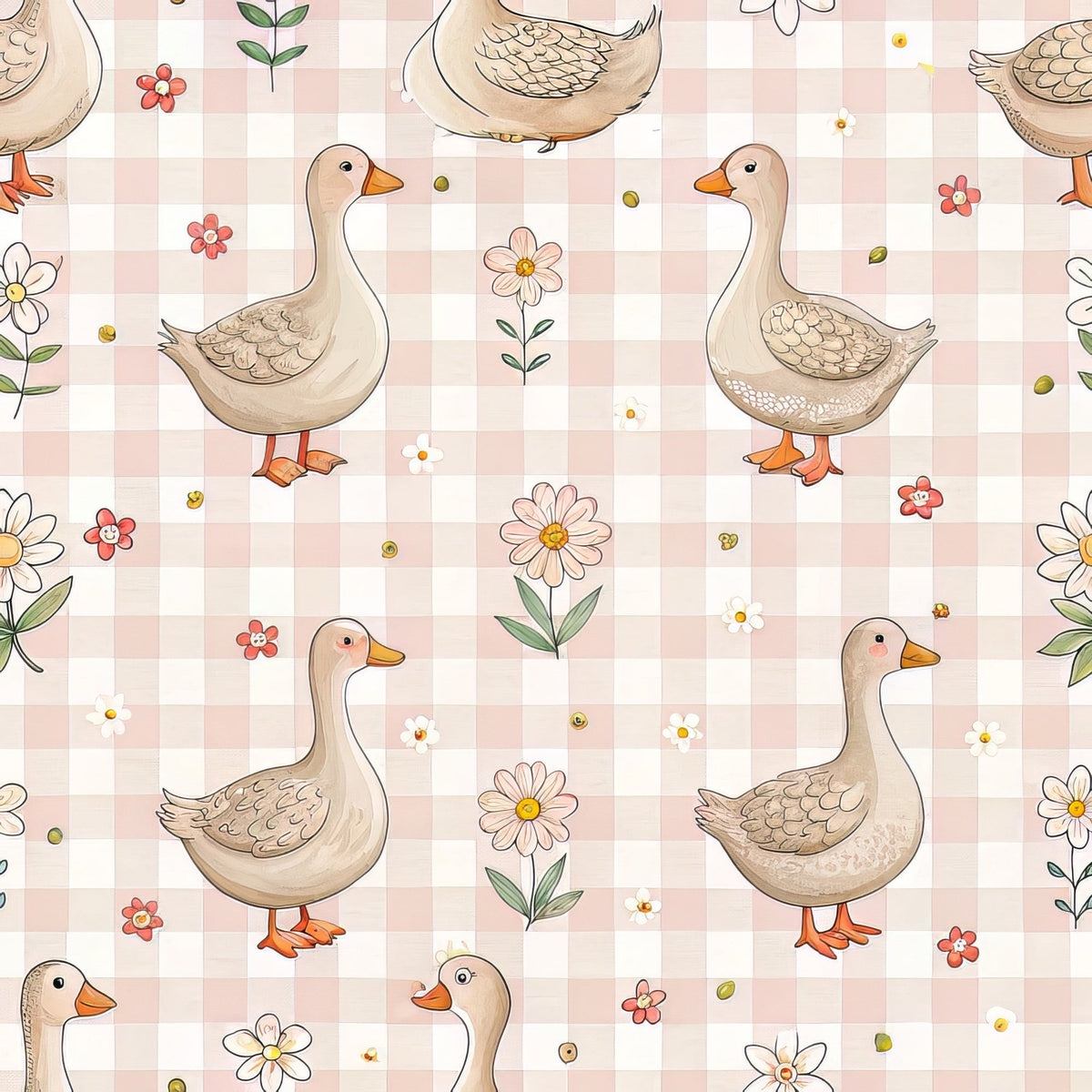 Gosling Plaid Pattern 13 Fleece Fabric