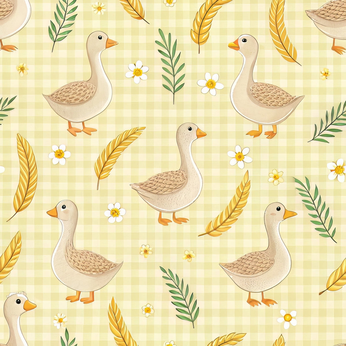 Gosling Plaid Pattern 15 Fleece Fabric
