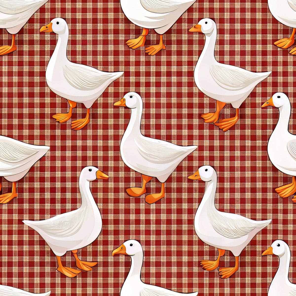 Gosling Plaid Pattern 7 Fleece Fabric