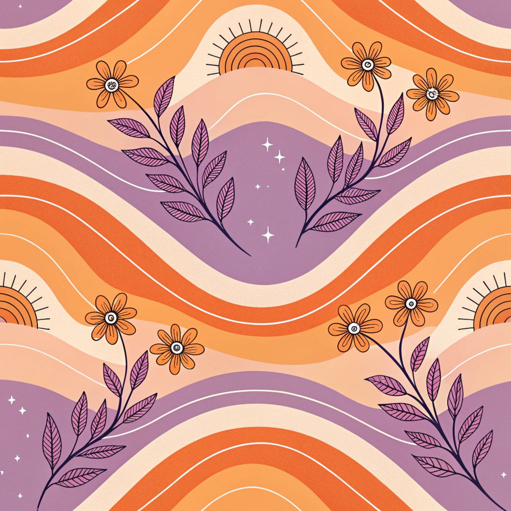 Lavender Lattice Pattern 13 Fleece Fabric