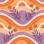 Lavender Lattice Pattern 13 Fleece Fabric