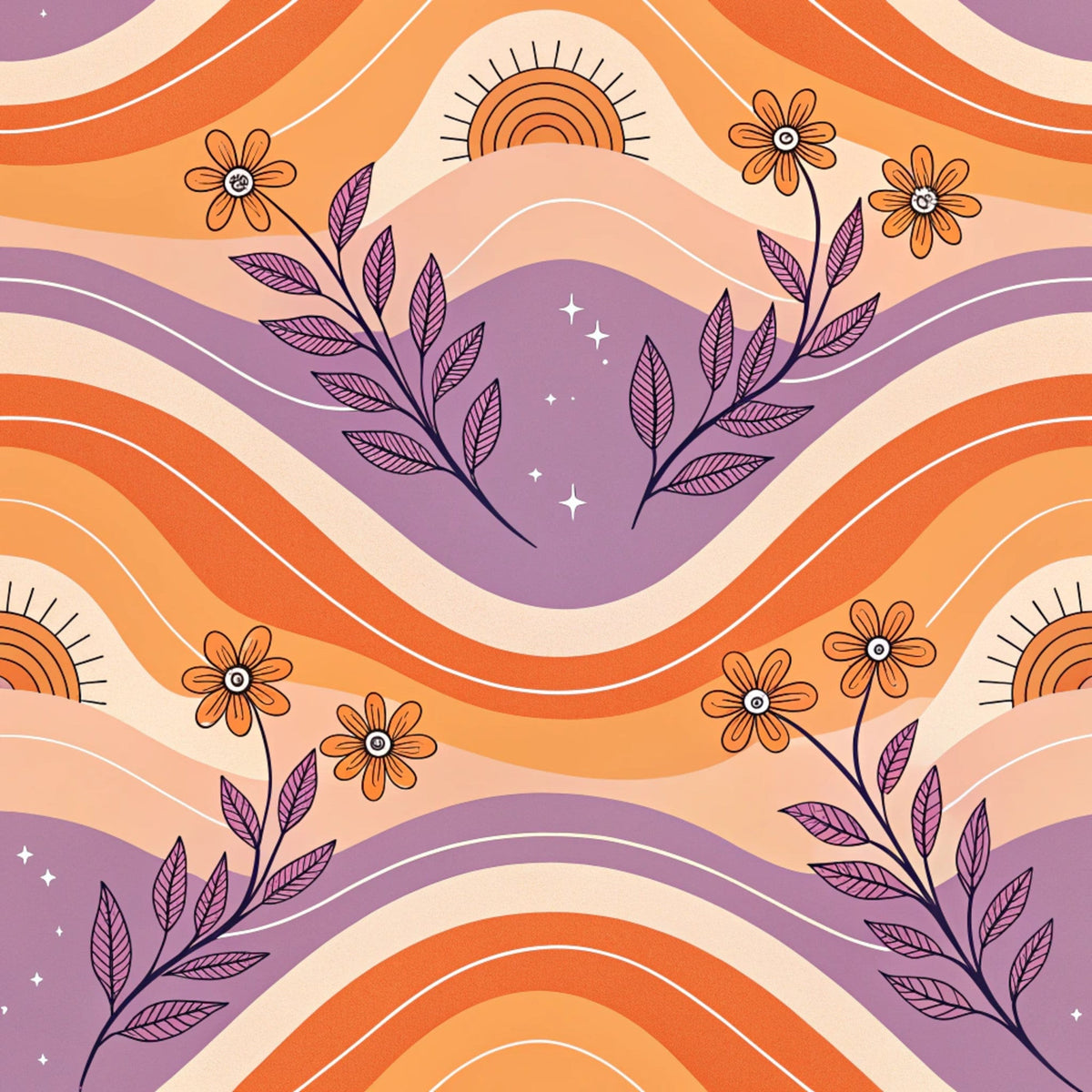 Lavender Lattice Pattern 13 Fleece Fabric