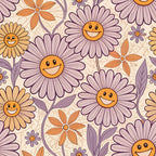 Lavender Lattice Pattern 9 Fleece Fabric