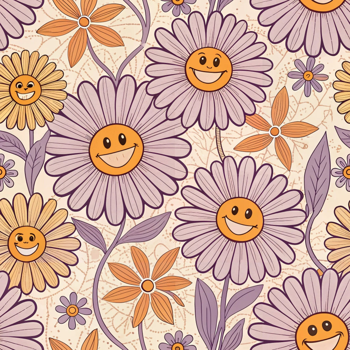 Lavender Lattice Pattern 9 Fleece Fabric