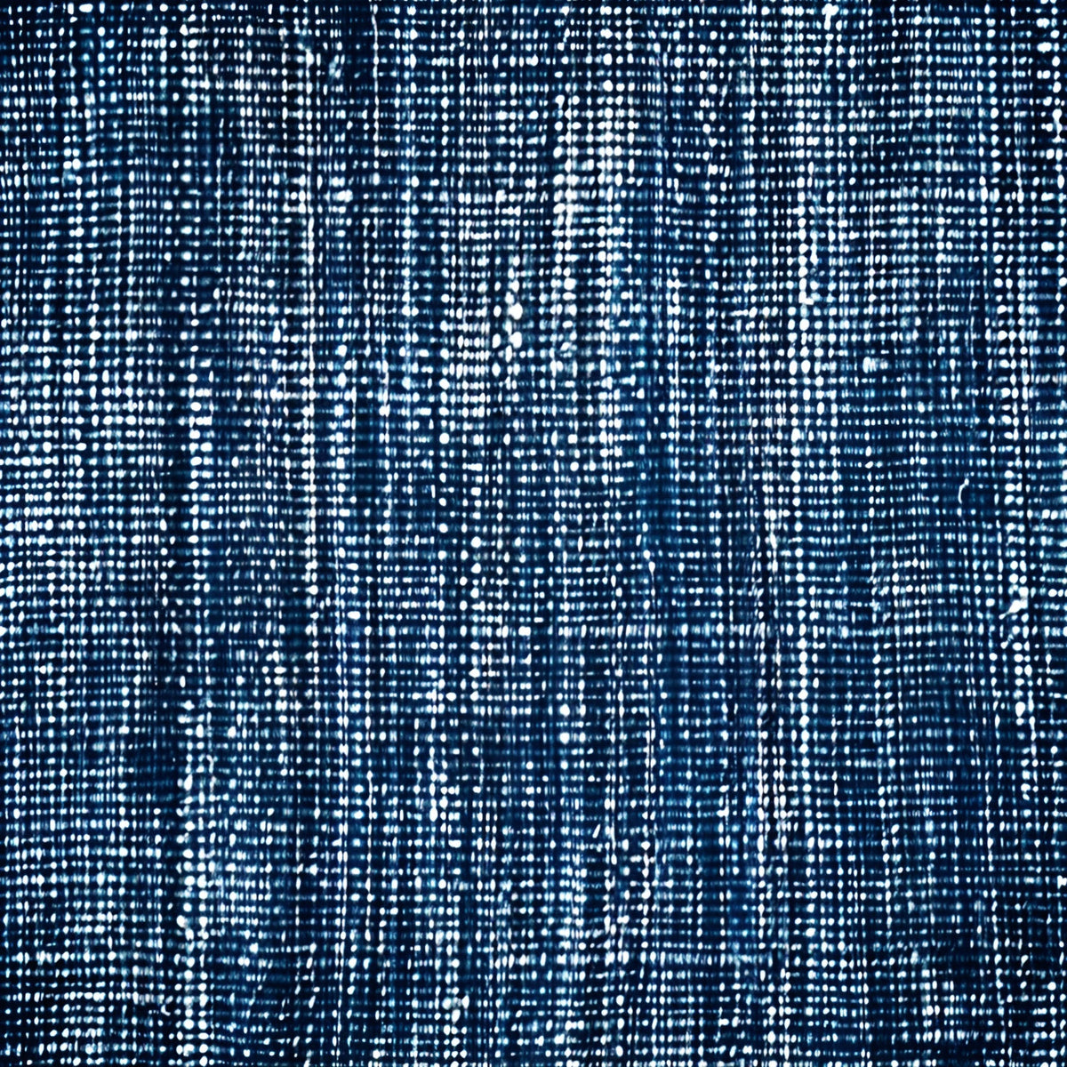 Indigo Weave Pattern 1 Fleece Fabric
