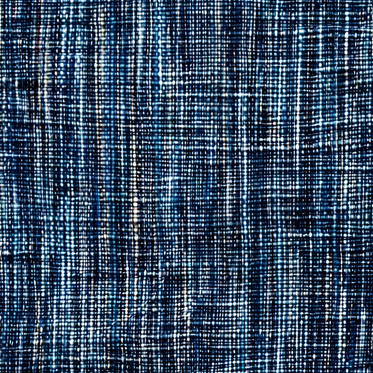 Indigo Weave Pattern 14 Fleece Fabric