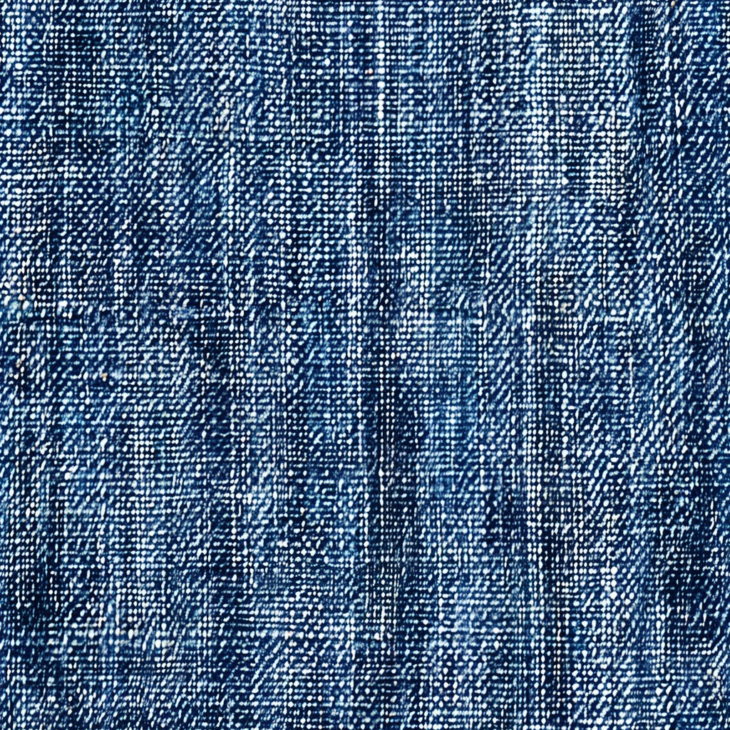 Indigo Weave Pattern 15 Fleece Fabric