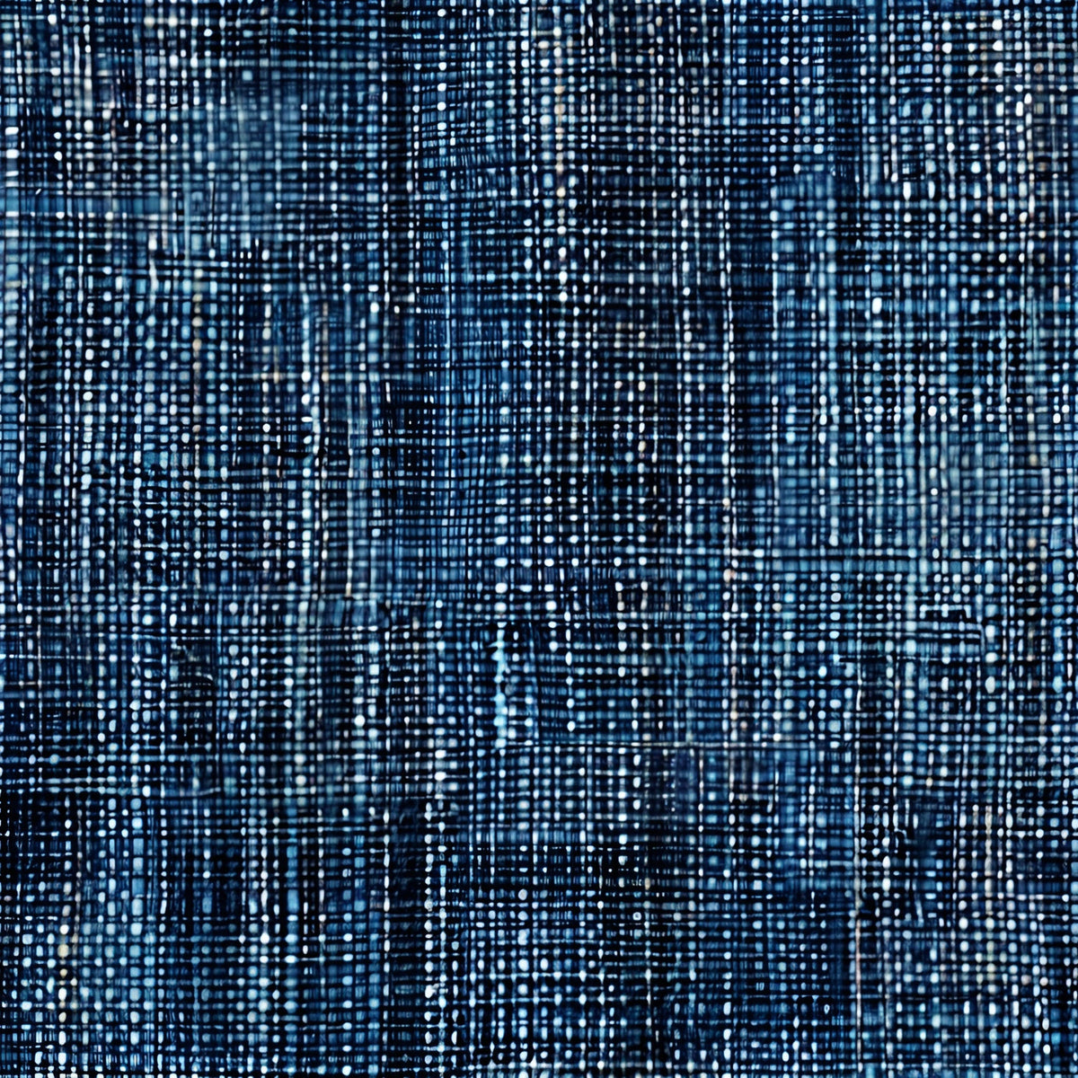 Indigo Weave Pattern 5 Fleece Fabric