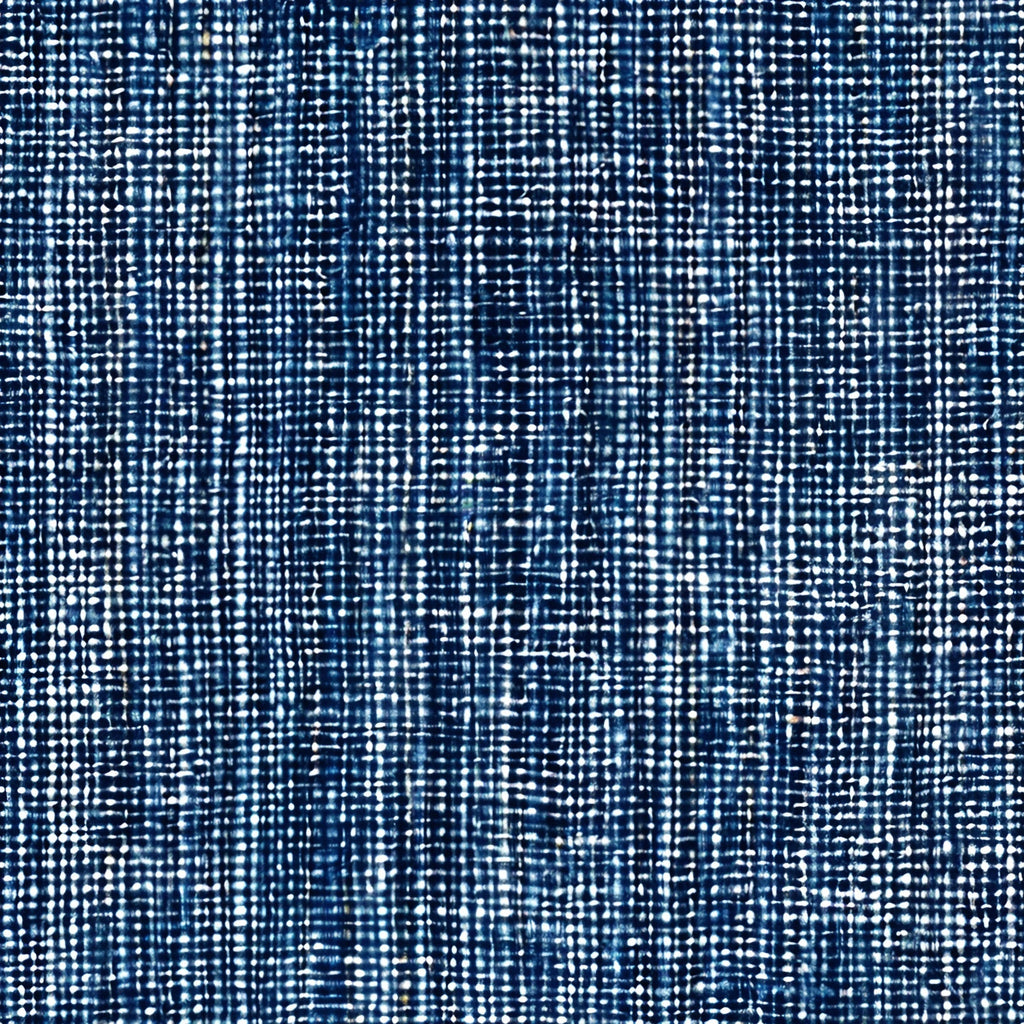 Indigo Weave Pattern 8 Fleece Fabric