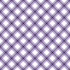 purple plaid, lavender, white diamonds, geometric pattern, checkered design, diagonal stripes,, fabric panel, halloween themed, seasonal fabric, repeating pattern, gingham style, woven texture, craft fabric, sewing material, purple tones, diamond shapes, crosshatch pattern