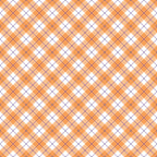orange, white, purple, plaid pattern, diagonal stripes, checkered design, argyle style,, fabric panel, halloween themed, autumn colors, geometric pattern, crosshatch lines, seasonal fabric, crafting material, patchwork design, diamond shapes, woven appearance, festive colors, holiday fabric
