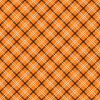 orange, brown, white, plaid pattern, diagonal stripes, tartan, checkered, geometric design, halloween colors, autumn colors,, fabric panel, seasonal fabric, crosshatch pattern, woven look, fall themed, halloween plaid, orange plaid, brown stripes, cotton fabric