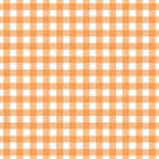 orange, white, gingham, plaid, checkered pattern,, fabric panel, halloween, autumn, fall colors, geometric design, square grid, woven appearance, seasonal fabric, craft material, sewing fabric, cotton blend, rustic charm, country style