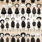 Halloween Skeleton Pattern 28 Fleece Fabric