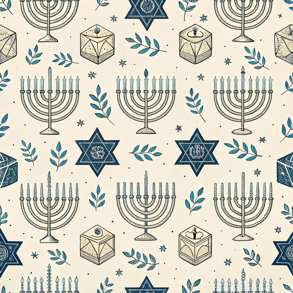 Festival of Lights Pattern 13 Fleece Fabric