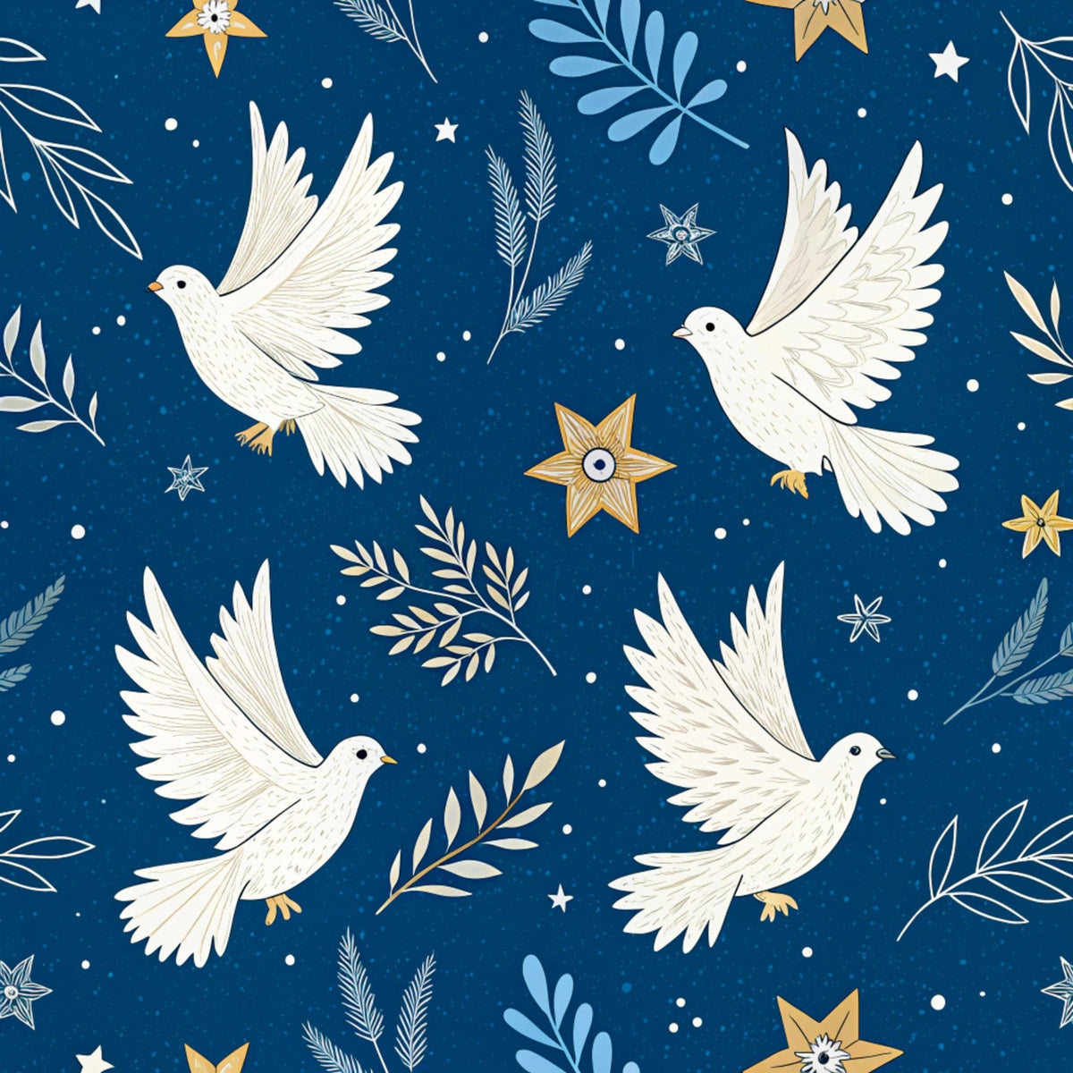 Festival of Lights Pattern 3 Fleece Fabric