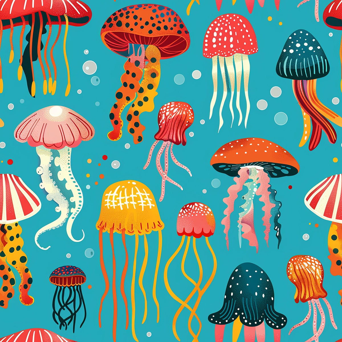 Ocean Drifters Pattern 9 Fleece Fabric