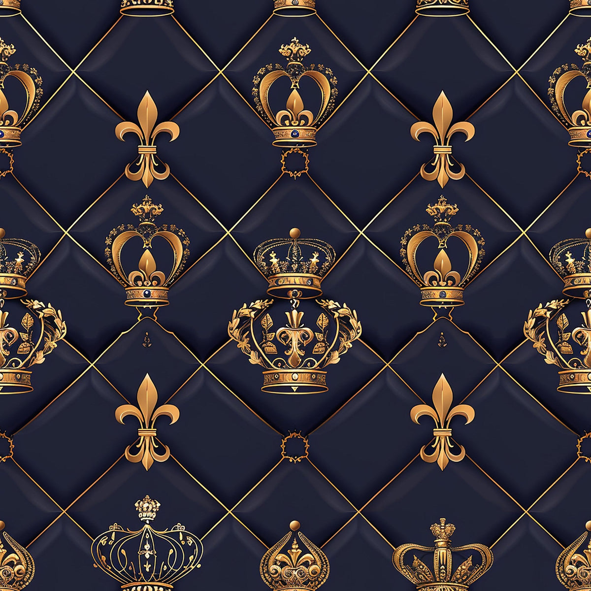 Sovereign Gold Pattern 3 Fleece Fabric