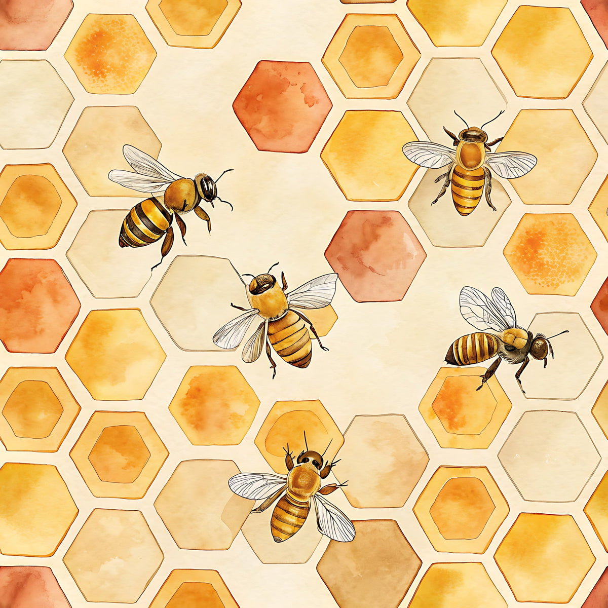 Nectar Meadow Pattern 6 Fleece Fabric