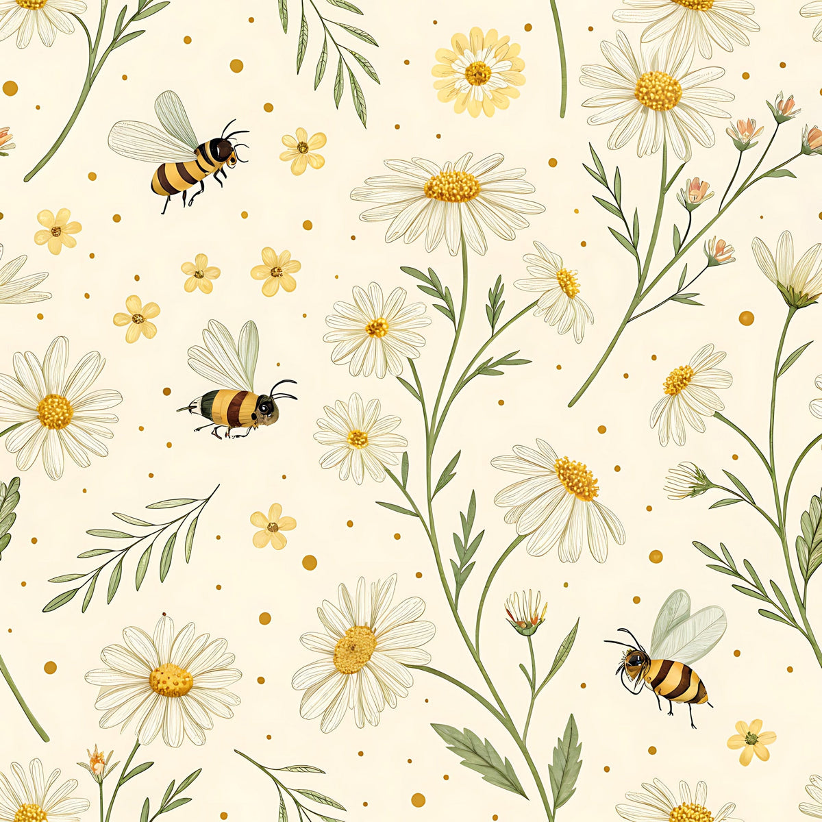 Nectar Meadow Pattern 9 Fleece Fabric