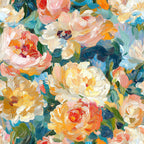 Painted Petals Pattern 2 Fleece Fabric