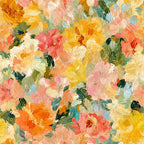 Painted Petals Pattern 8 Fleece Fabric