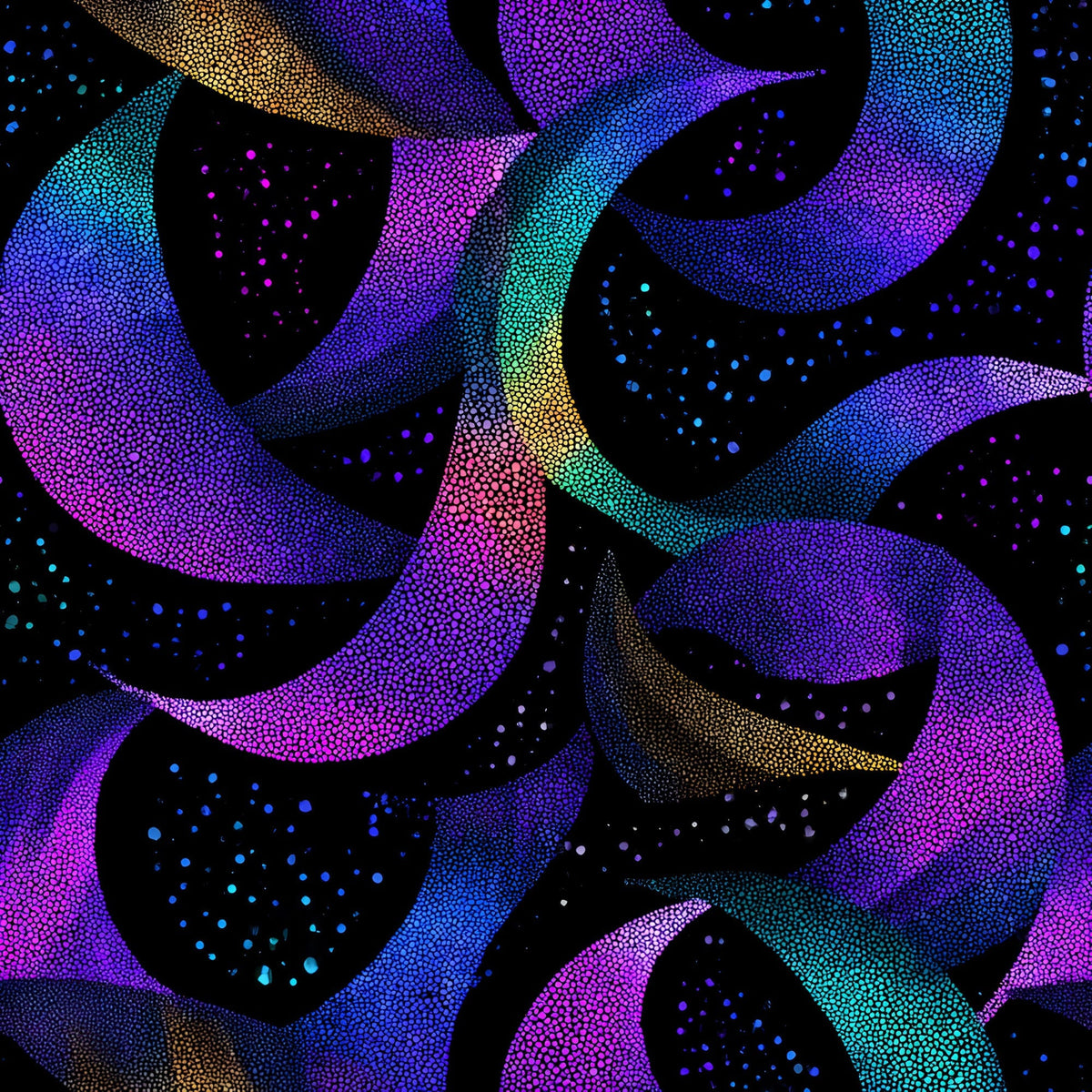 Galaxy Glaze Pattern 12 Fleece Fabric